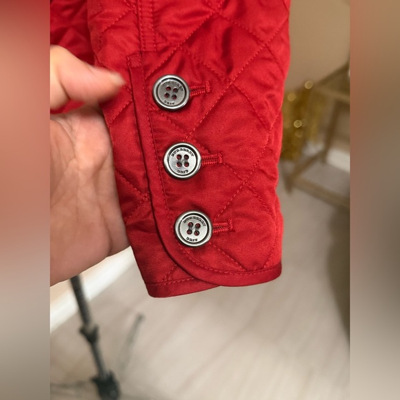 Burberry Red Quilted Puffer Jacket - Picture 15 of 17